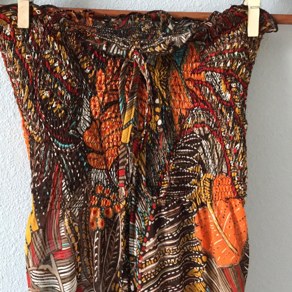 EUC DELIRIUM High-Low Sheer Dress
